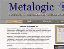 Tablet Screenshot of metalogicinc.com